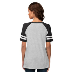 MLB Baltimore Orioles G-III 4Her by Carl Banks Women's Goal Line Raglan V-Neck T-Shirt