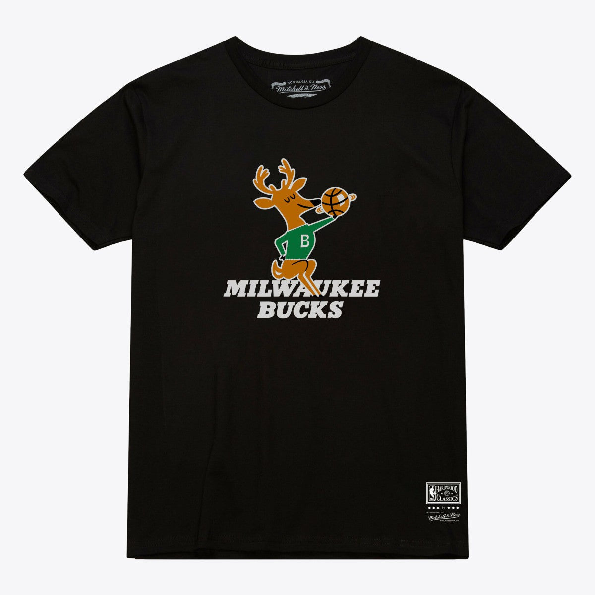 NBA Milwaukee Bucks Unisex Hardwood Classics Arch T-Shirt
