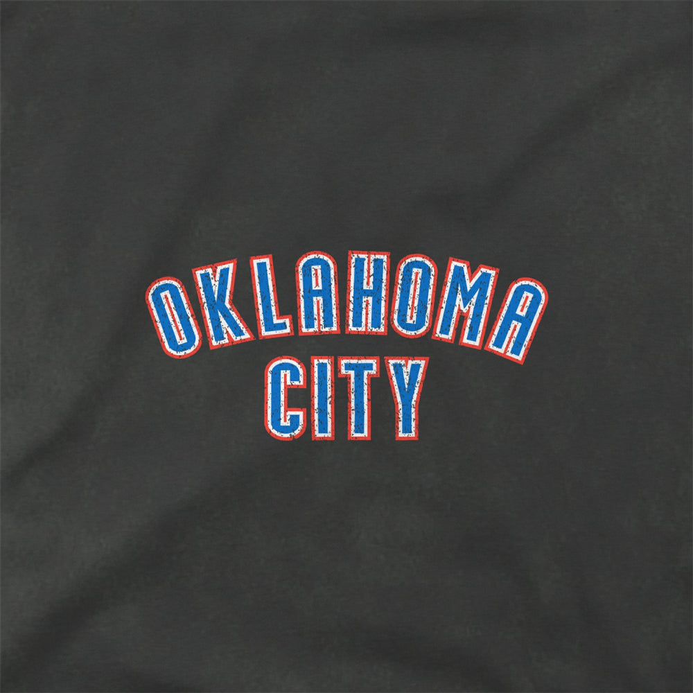 NBA Oklahoma City Thunder Stadium Essentials Unisex Get Back Vintage Raglan Hoodie