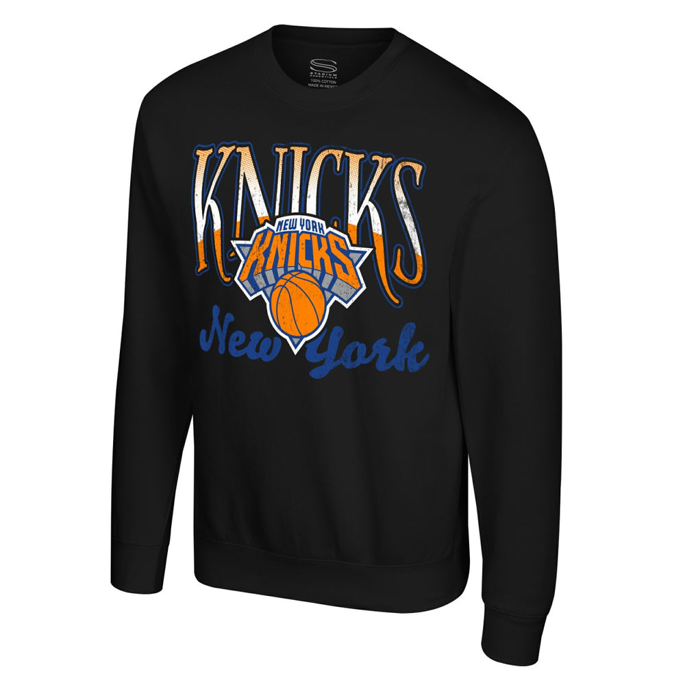 NBA New York Knicks Stadium Essentials Unisex Sky High Fleece Sweatshirt