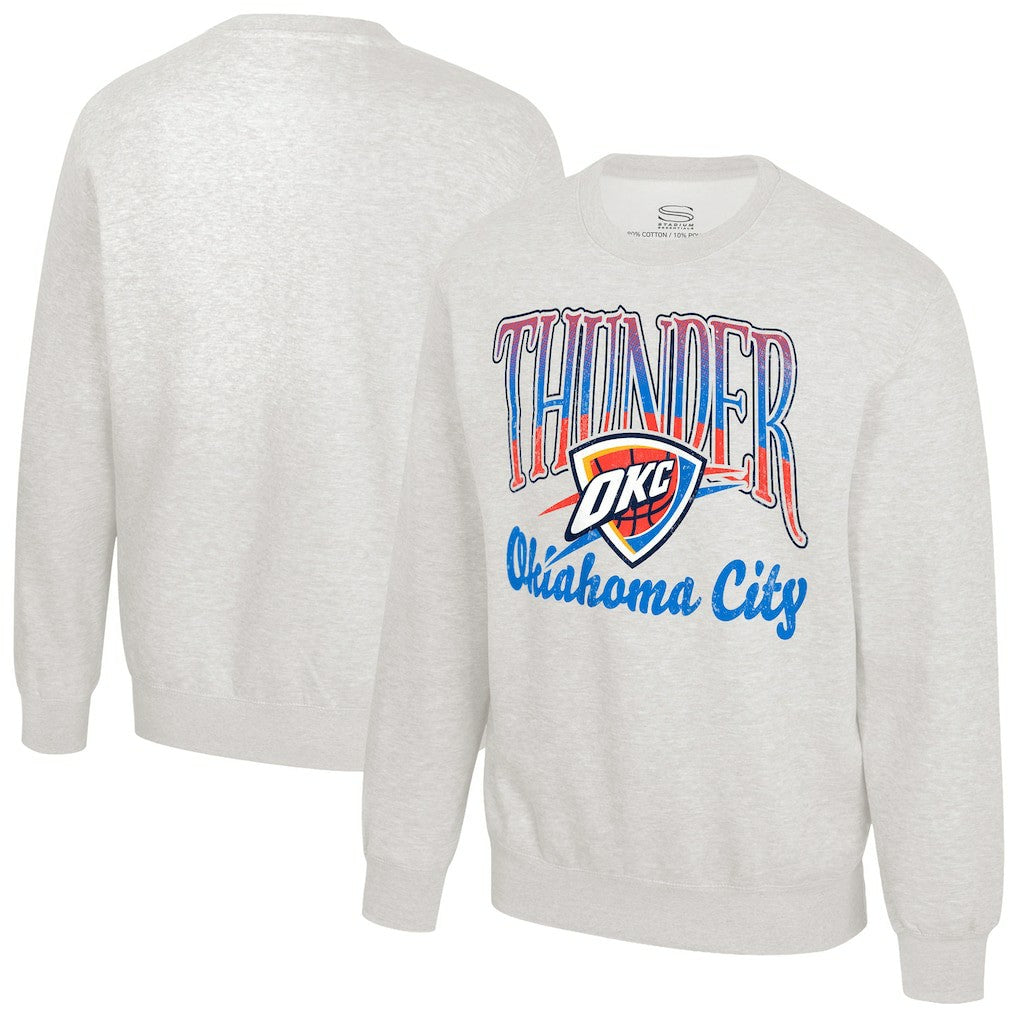 NBA Oklahoma City Thunder Stadium Essentials Unisex Sky High Fleece Sweatshirt
