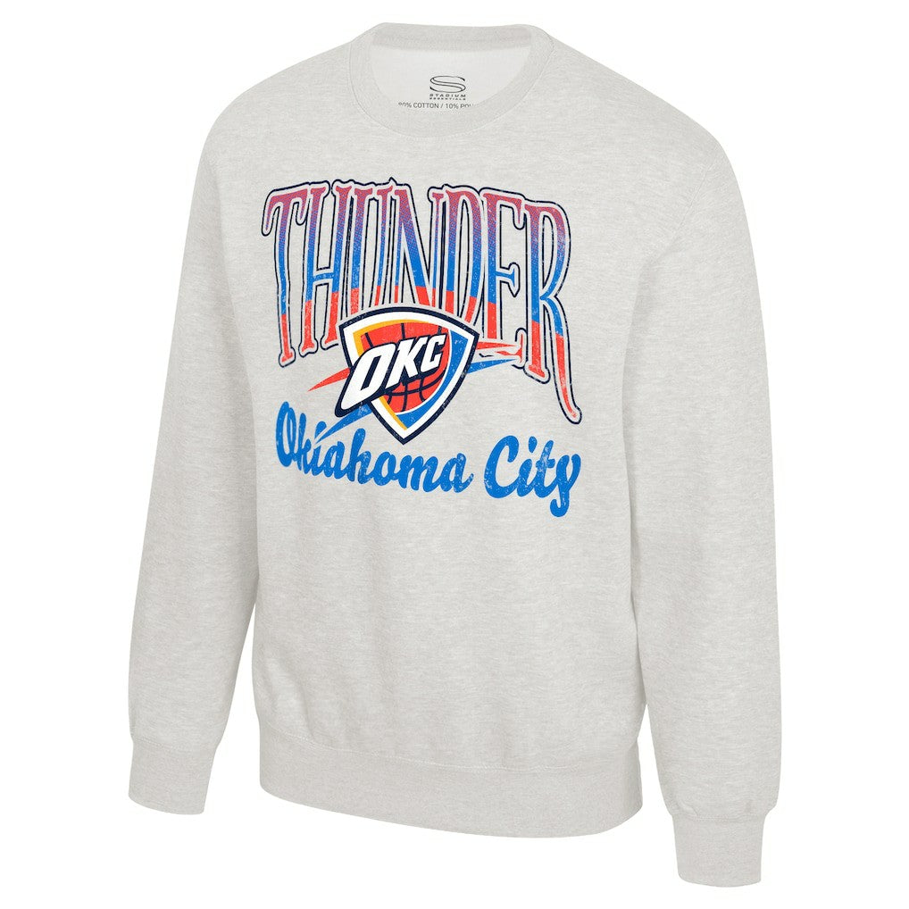 NBA Oklahoma City Thunder Stadium Essentials Unisex Sky High Fleece Sweatshirt