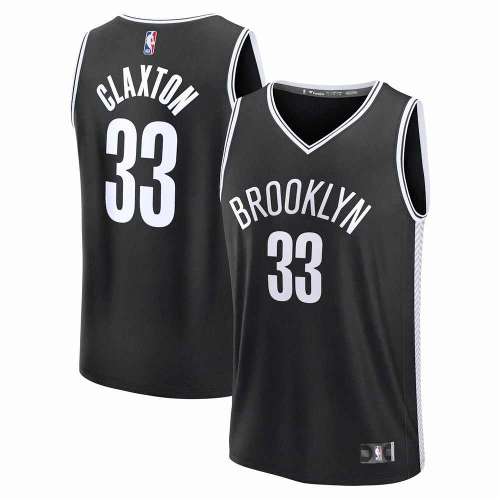 NBA Nic Claxton Brooklyn Nets Fast Break Replica Jersey