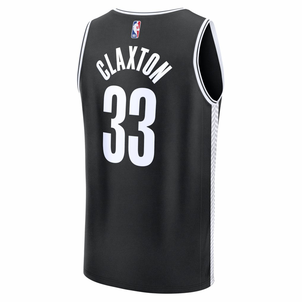 NBA Nic Claxton Brooklyn Nets Fast Break Replica Jersey