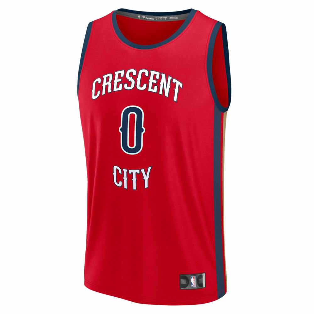 NBA Jeremiah Fears New Orleans Pelicans Fast Break Replica Player Jersey