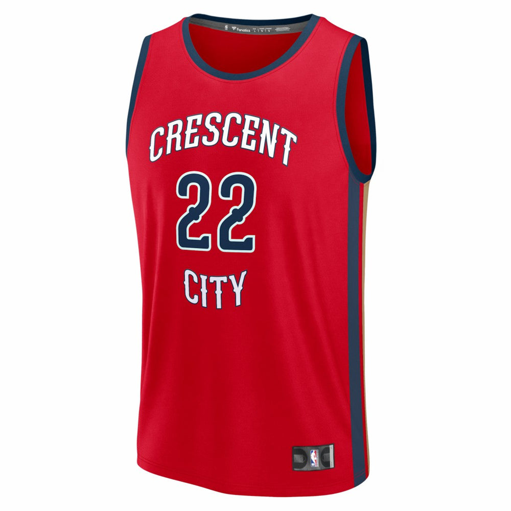 NBA Derik Queen New Orleans Pelicans Fast Break Replica Player Jersey