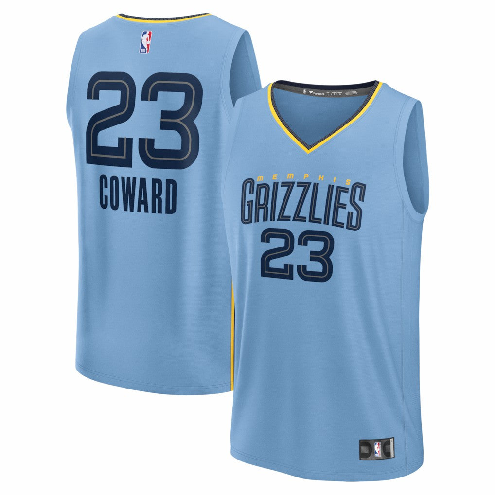 NBA Cedric Coward Memphis Grizzlies Fast Break Replica Player Jersey