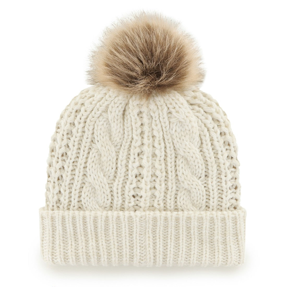 '47 Women's Meeko Cuffed Knit Hat with Pom - Denver Broncos