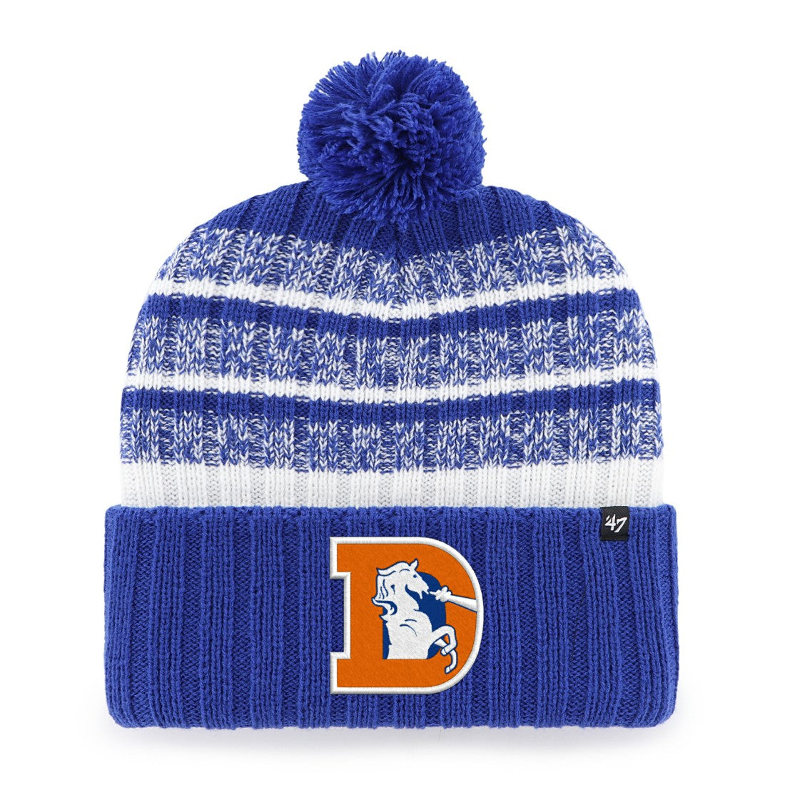 '47 Tavern Cuffed Knit Hat with Pom - Denver Broncos