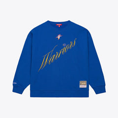 NBA Golden State Warriors Women's Hardwood Classics Script Lightweight Sweatshirt sale