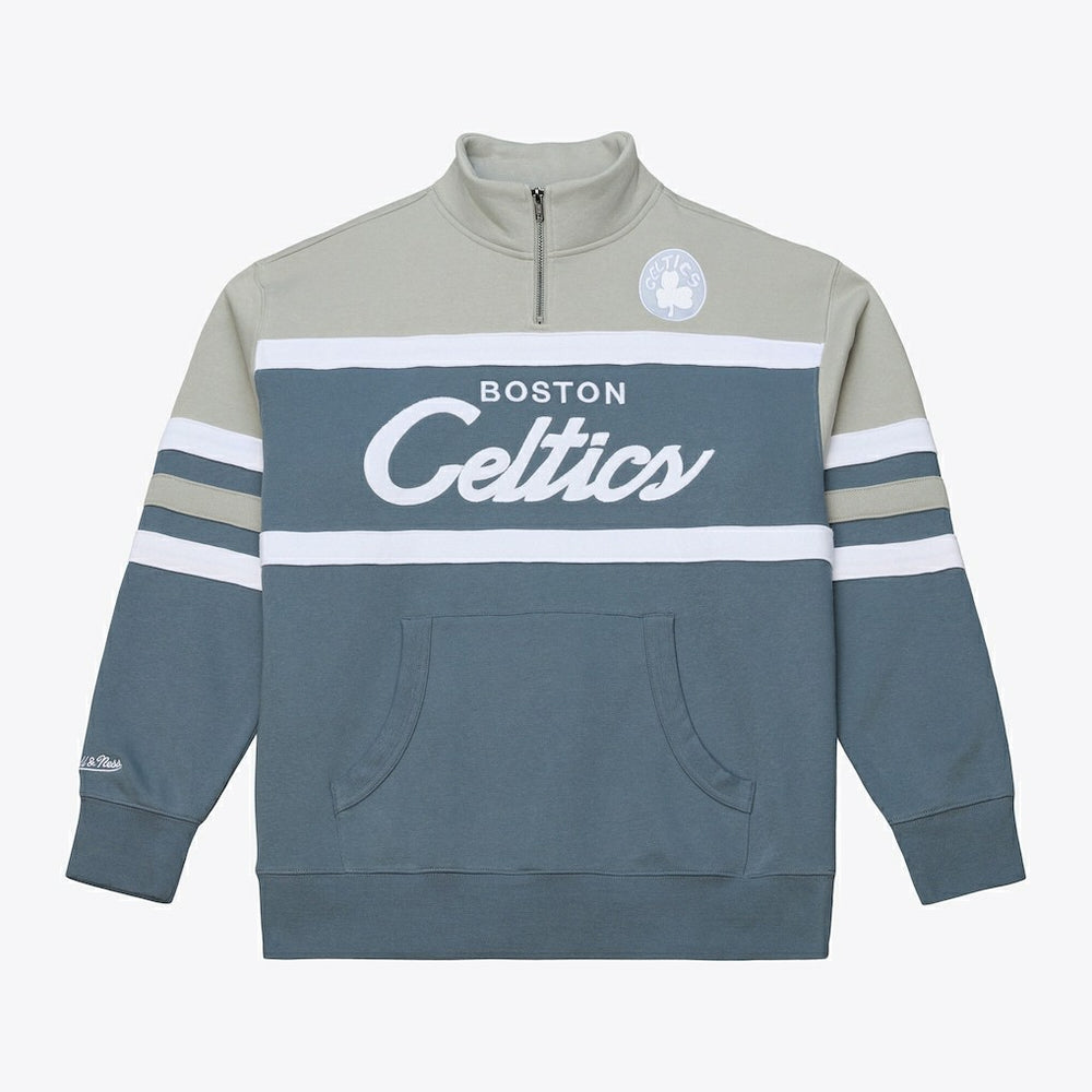 NBA Boston Celtics Thunderstorm Head Coach Quarter-Zip Jacket
