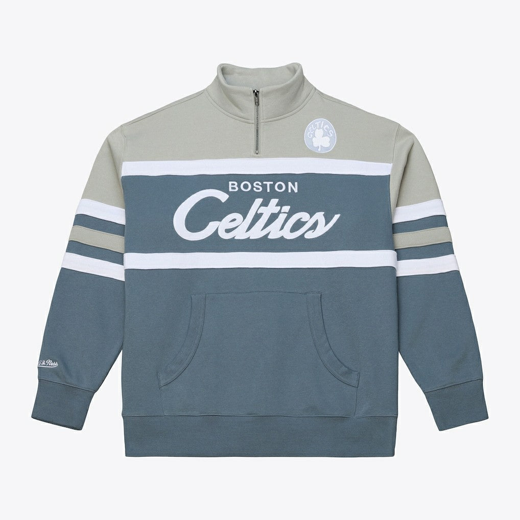 NBA Boston Celtics Thunderstorm Head Coach Quarter-Zip Jacket