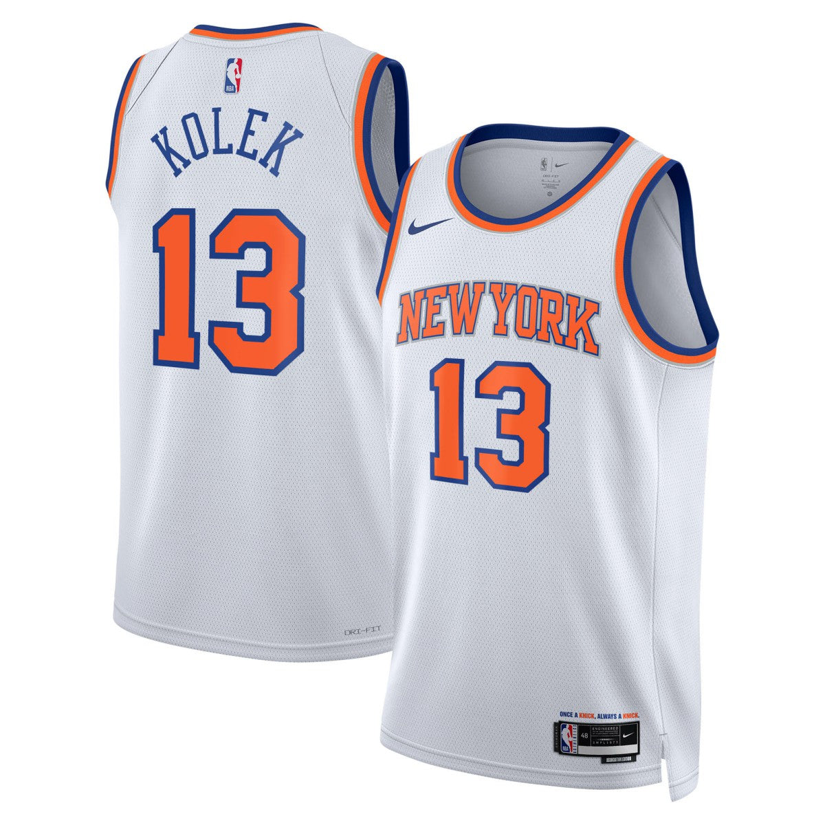 NBA Tyler Kolek New York Knicks Unisex Swingman Jersey