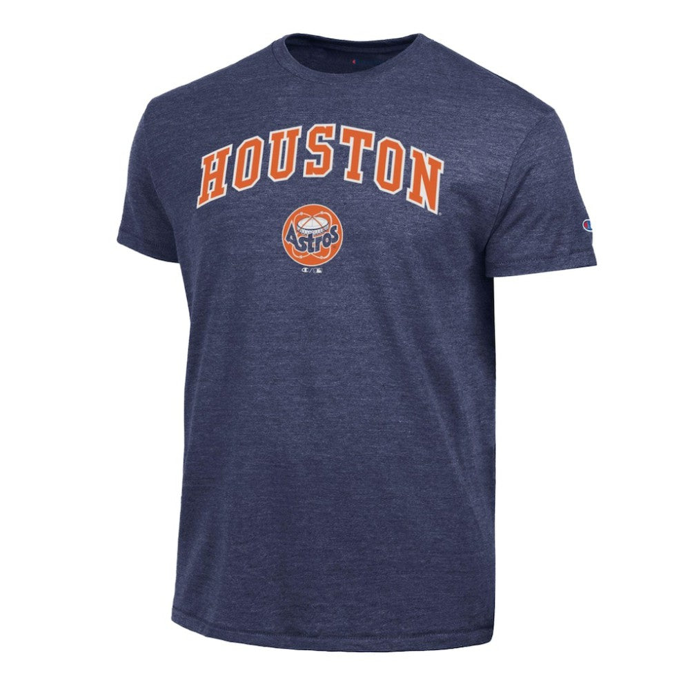 MLB Houston Astros Champion Cooperstown Wordmark Lockup Tri-Blend T-Shirt