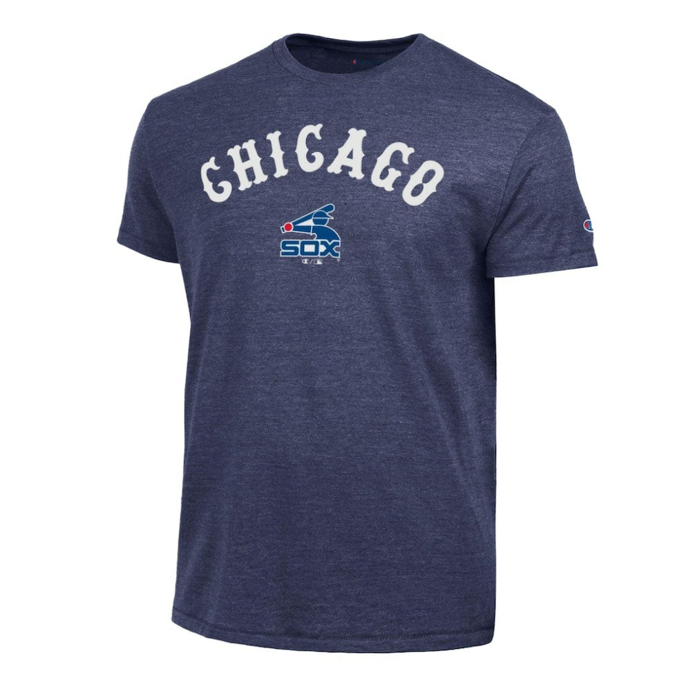MLB Chicago White Sox Champion Cooperstown Wordmark Lockup Tri-Blend T-Shirt
