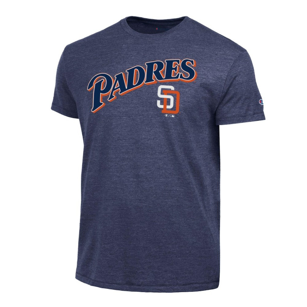 MLB San Diego Padres Champion Cooperstown Wordmark Lockup Tri-Blend T-Shirt