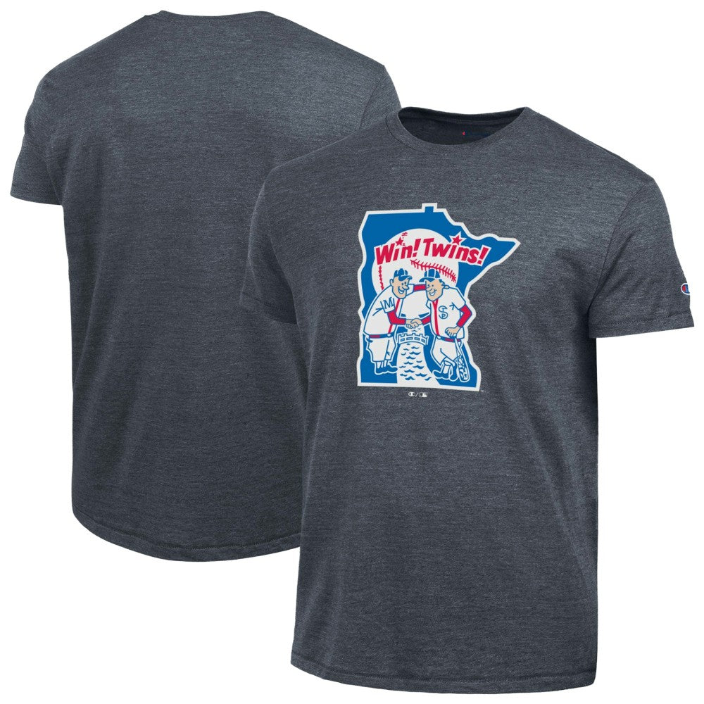 MLB Minnesota Twins Champion Cooperstown Logo Tri-Blend T-Shirt