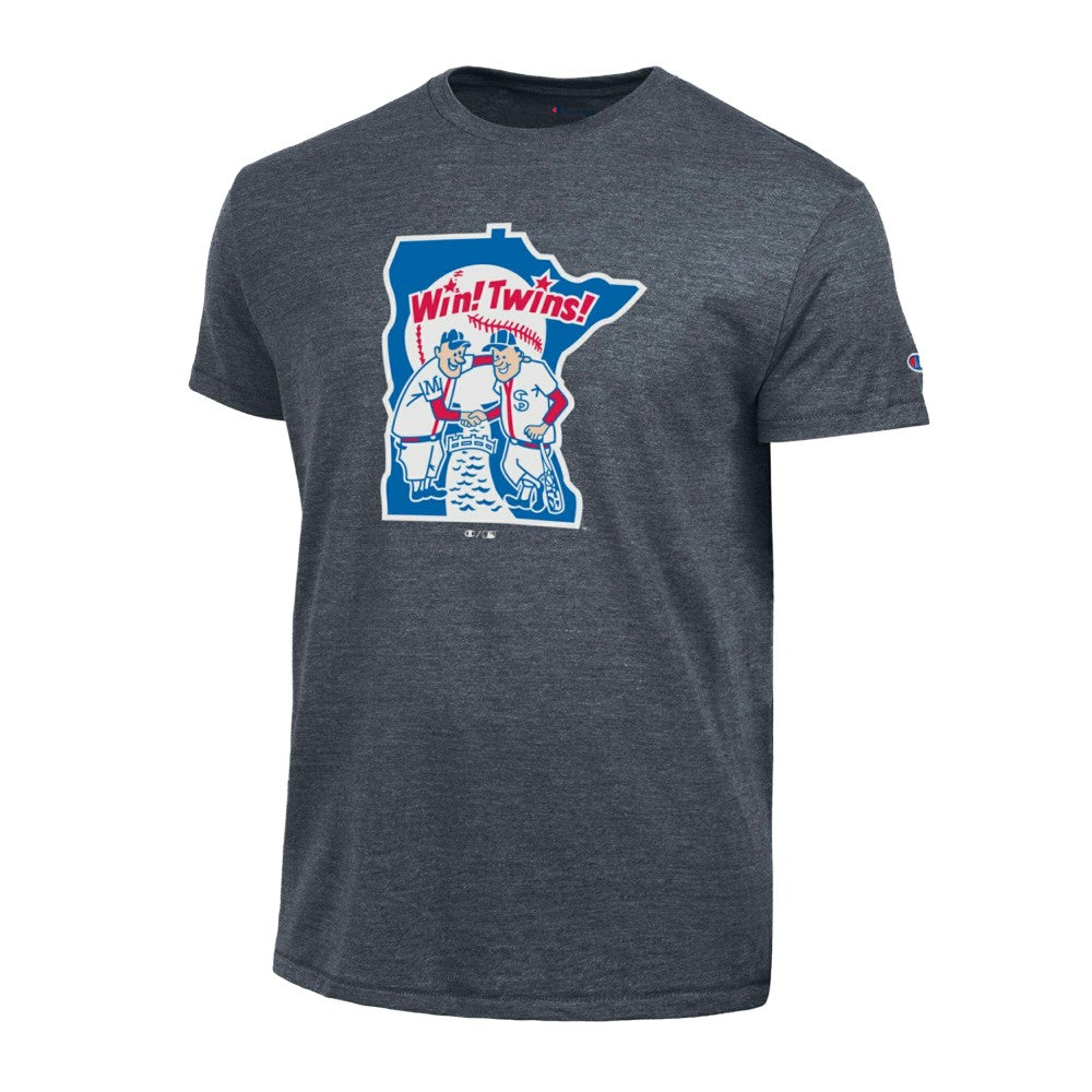 MLB Minnesota Twins Champion Cooperstown Logo Tri-Blend T-Shirt
