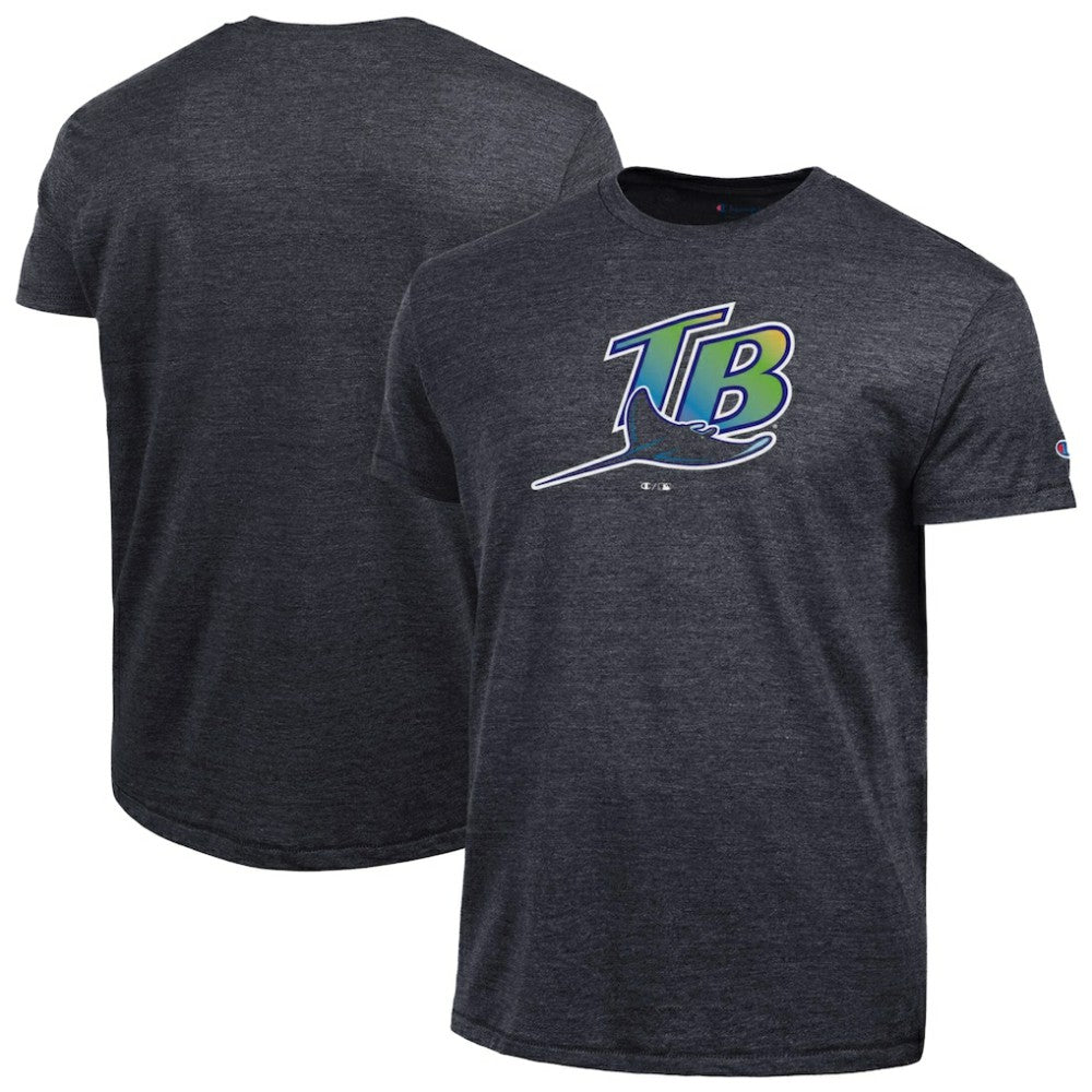 MLB Tampa Bay Rays Champion Cooperstown Logo Tri-Blend T-Shirt