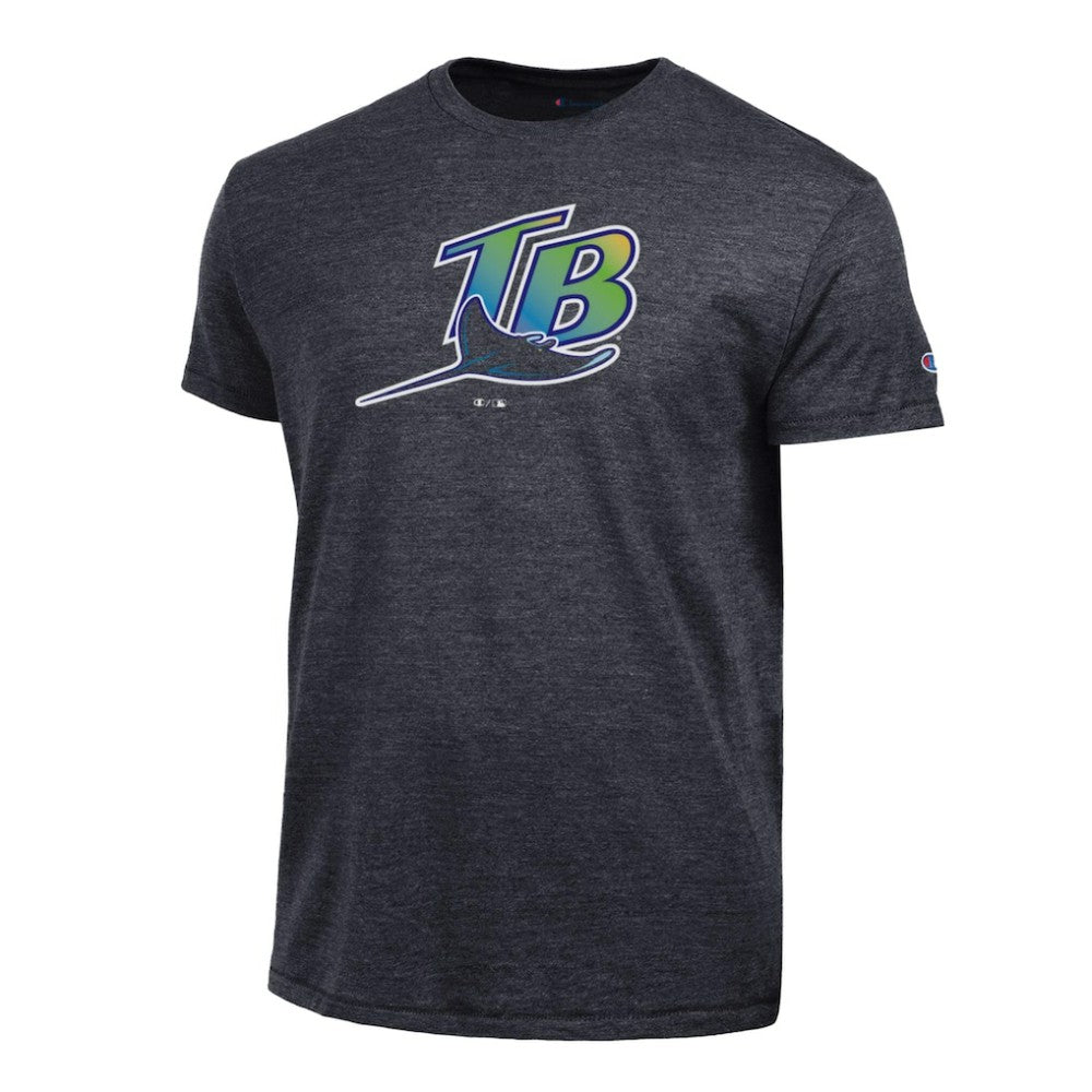 MLB Tampa Bay Rays Champion Cooperstown Logo Tri-Blend T-Shirt