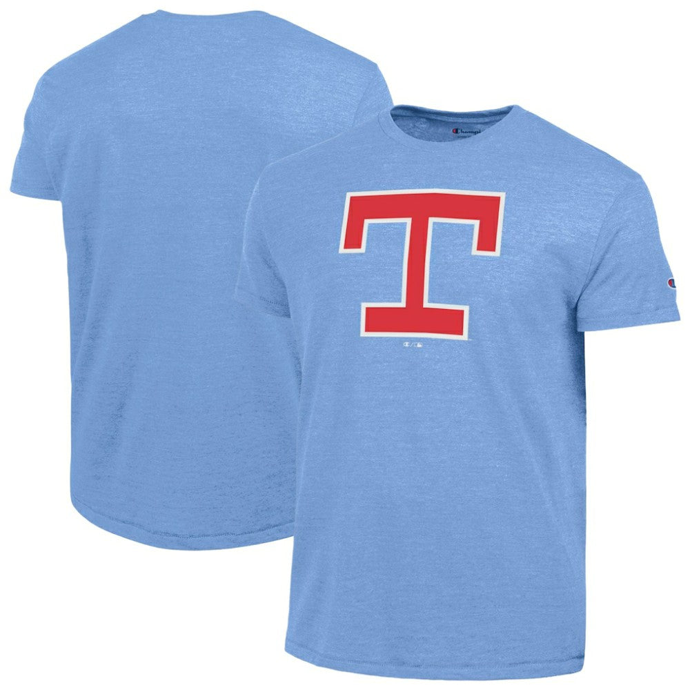 MLB Texas Rangers Champion Cooperstown Logo Tri-Blend T-Shirt