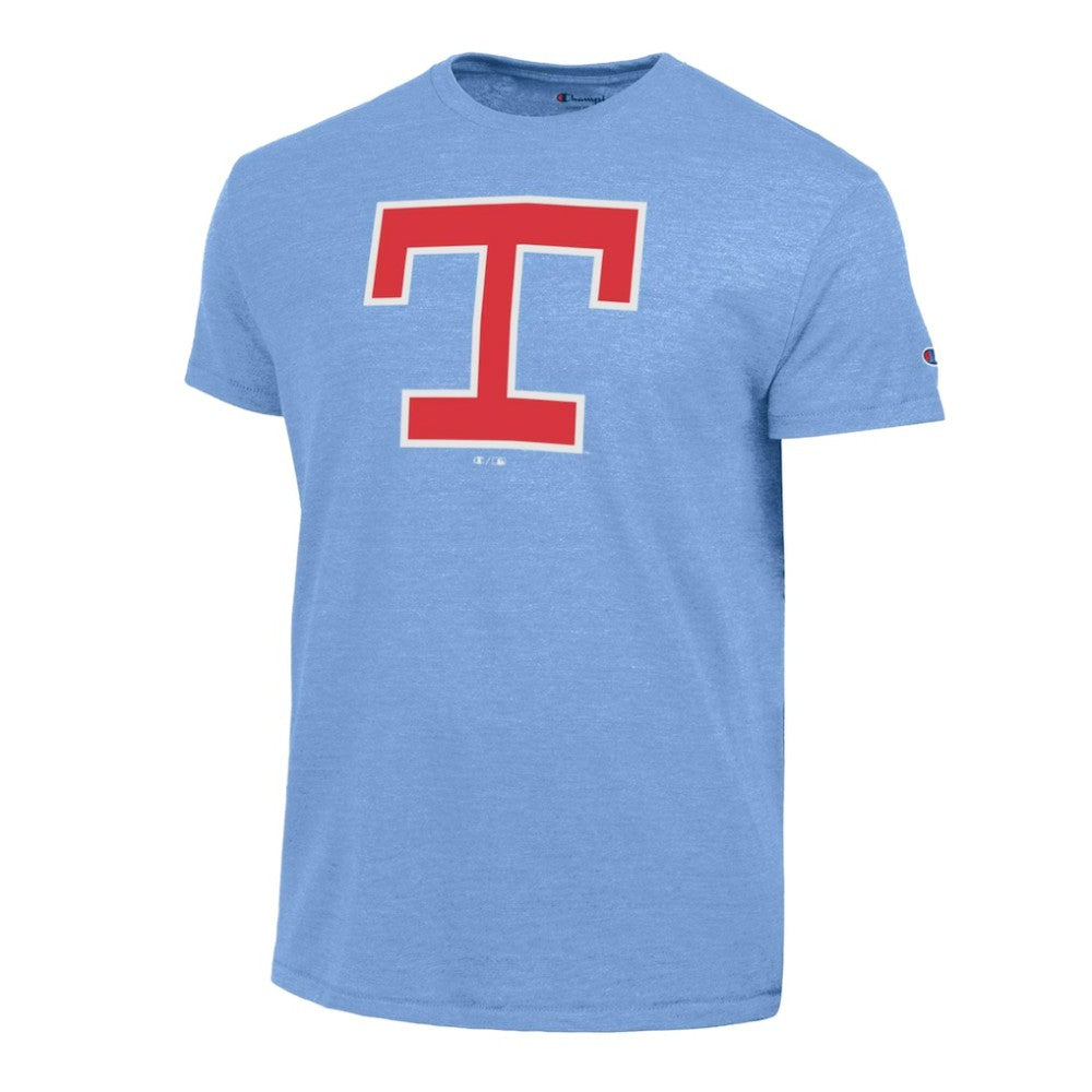 MLB Texas Rangers Champion Cooperstown Logo Tri-Blend T-Shirt