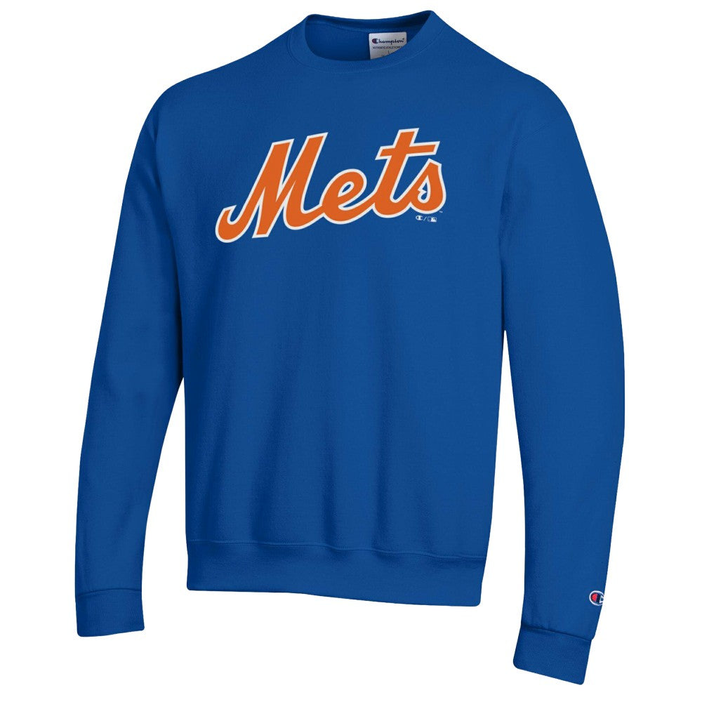 MLB New York Mets Champion Powerblend Wordmark Sweatshirt