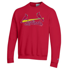 MLB St. Louis Cardinals Champion Powerblend Wordmark Sweatshirt