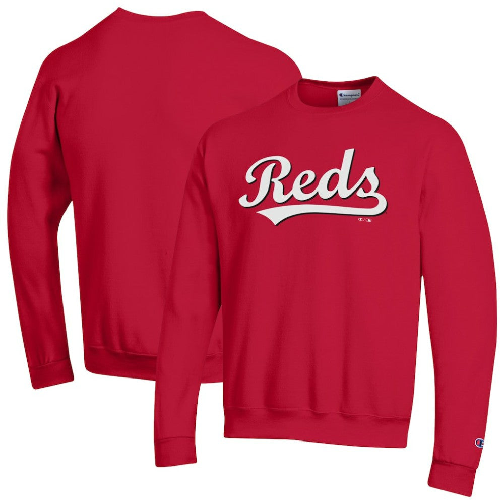 MLB Cincinnati Reds Champion Powerblend Wordmark Sweatshirt