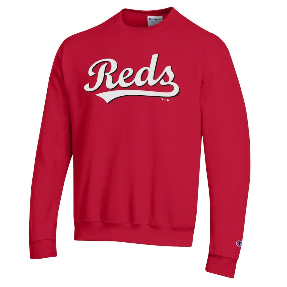 MLB Cincinnati Reds Champion Powerblend Wordmark Sweatshirt