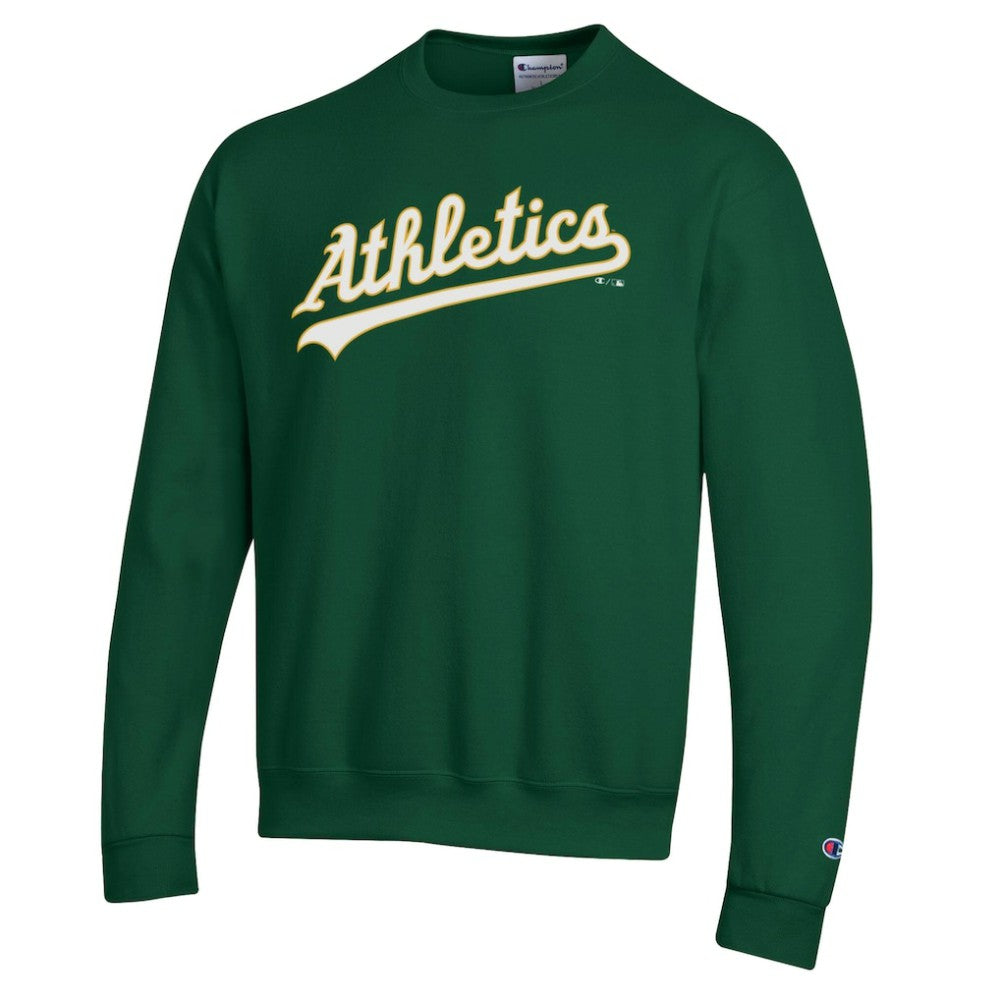 MLB Athletics Champion Powerblend Wordmark Sweatshirt