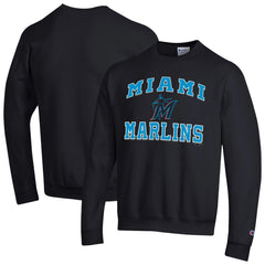 MLB Miami Marlins Champion Heart & Soul Powerblend Sweatshirt