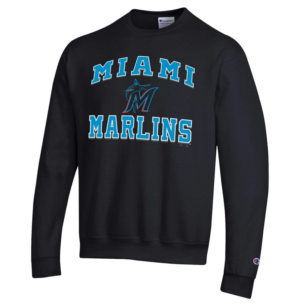 MLB Miami Marlins Champion Heart & Soul Powerblend Sweatshirt