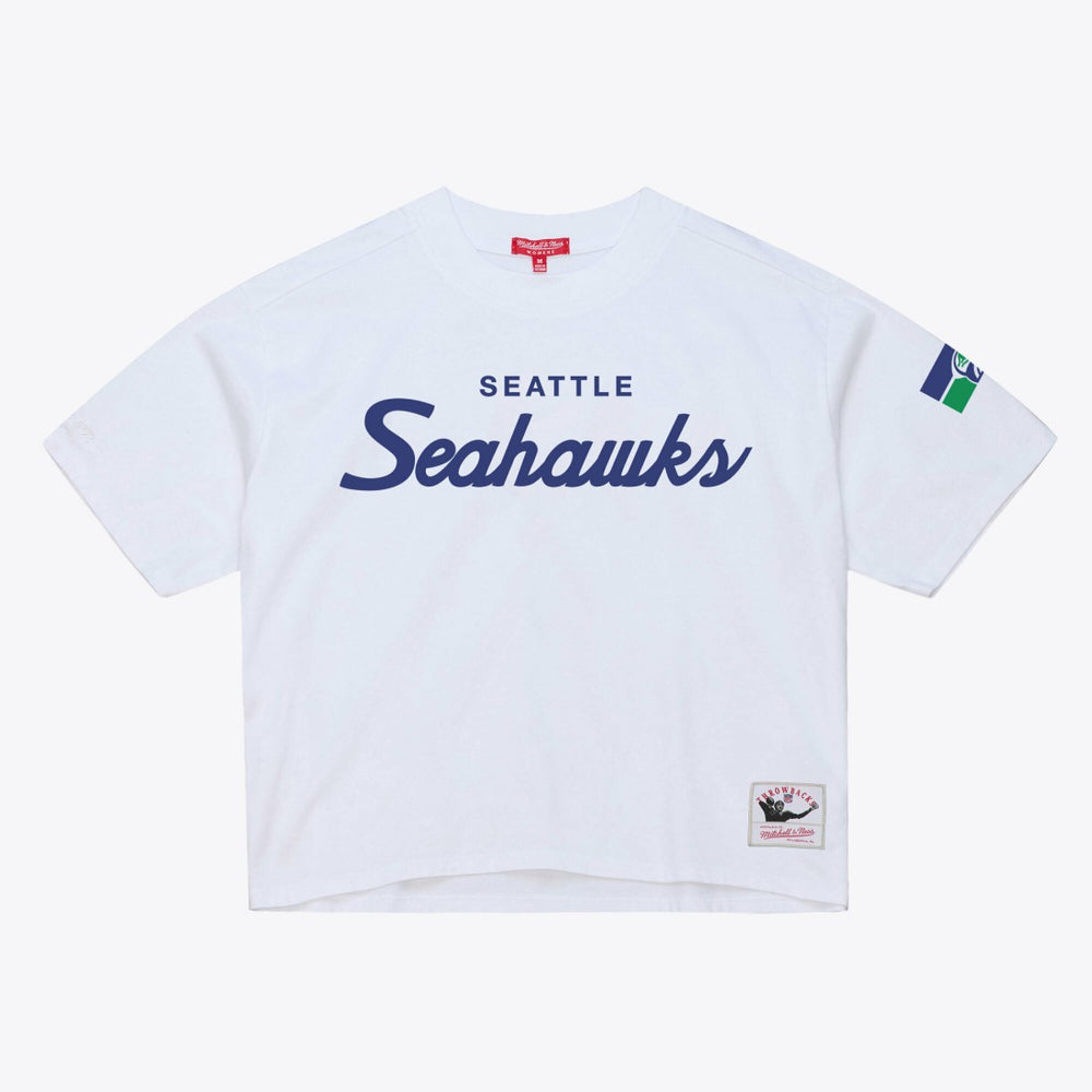 Women's Head Coach Cropped T-Shirt - Seattle Seahawks