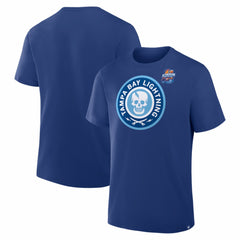 NHL Blue Tampa Bay Lightning 2026 NHL Stadium Series Secondary Logo T-Shirt