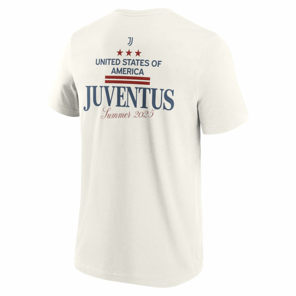 Juventus 2025 CWC US Tour SS Tee - Fanatics Cream