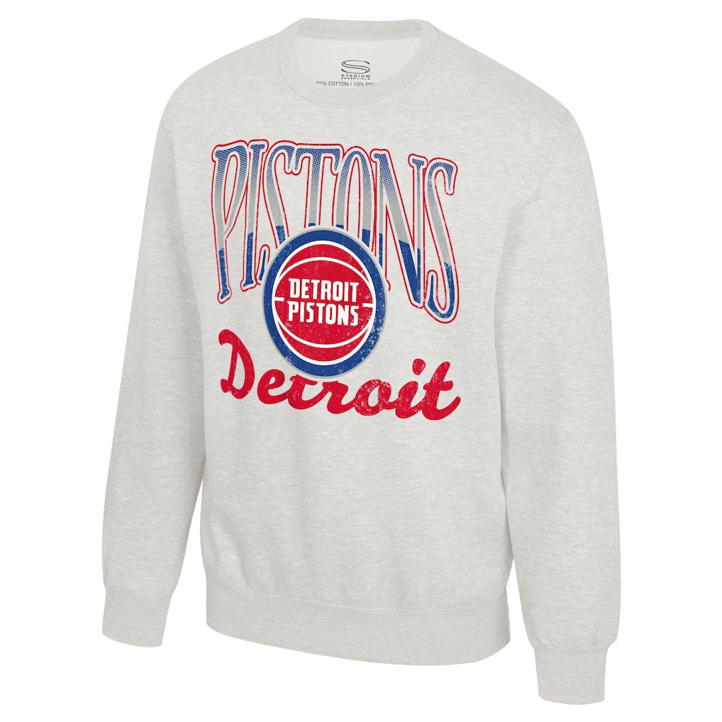 NBA Detroit Pistons Stadium Essentials Unisex Sky High Fleece Sweatshirt sale