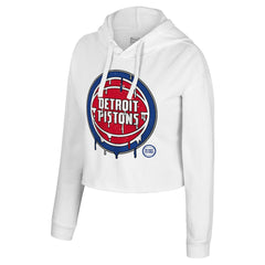 NBA Detroit Pistons Stadium Essentials Women's Ice Cream Cropped Hoodie sale