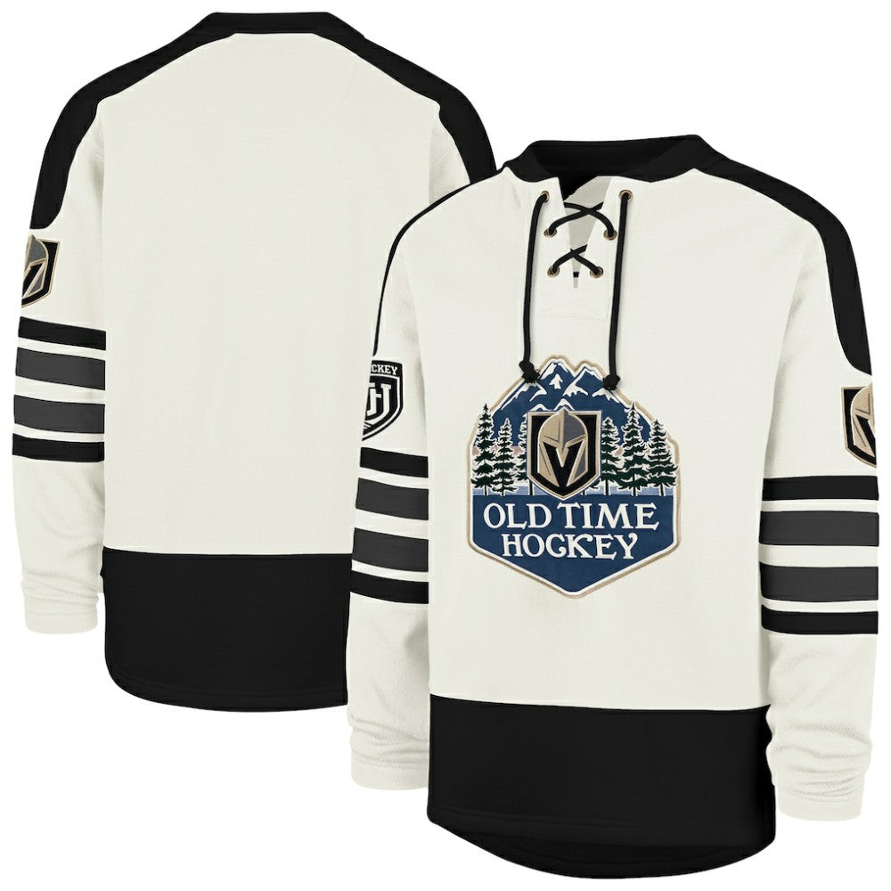 NHL Cream Vegas Golden Knights '47 Pond Hockey Trio Eternal Lacer Sweatshirt