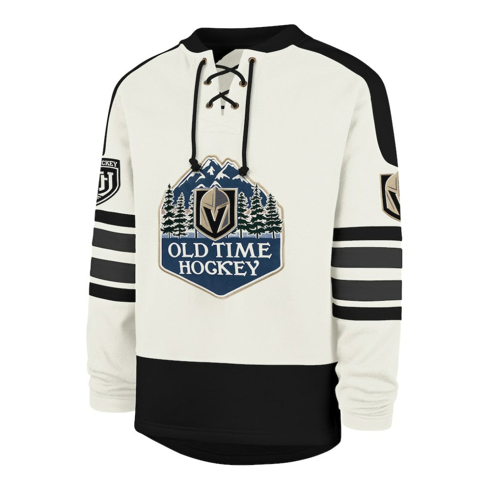 NHL Cream Vegas Golden Knights '47 Pond Hockey Trio Eternal Lacer Sweatshirt