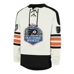 NHL Cream Philadelphia Flyers '47 Pond Hockey Trio Eternal Lacer Sweatshirt