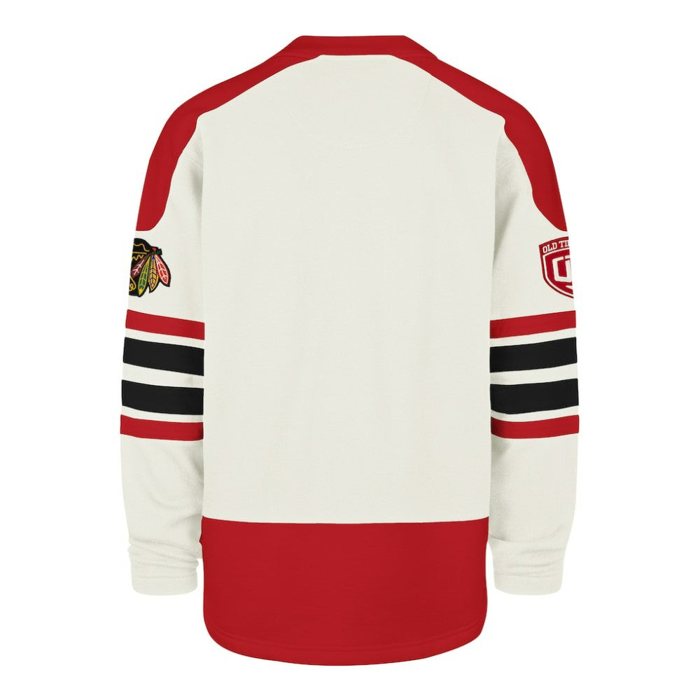 NHL Cream Chicago Blackhawks '47 Pond Hockey Trio Eternal Lacer Sweatshirt