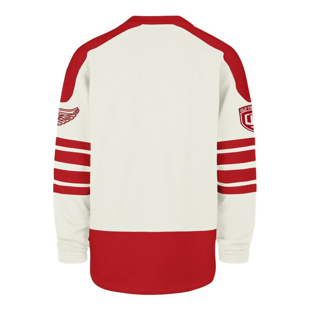 NHL Cream Detroit Red Wings '47 Pond Hockey Trio Eternal Lacer Sweatshirt