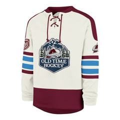 NHL Cream Colorado Avalanche '47 Pond Hockey Trio Eternal Lacer Sweatshirt