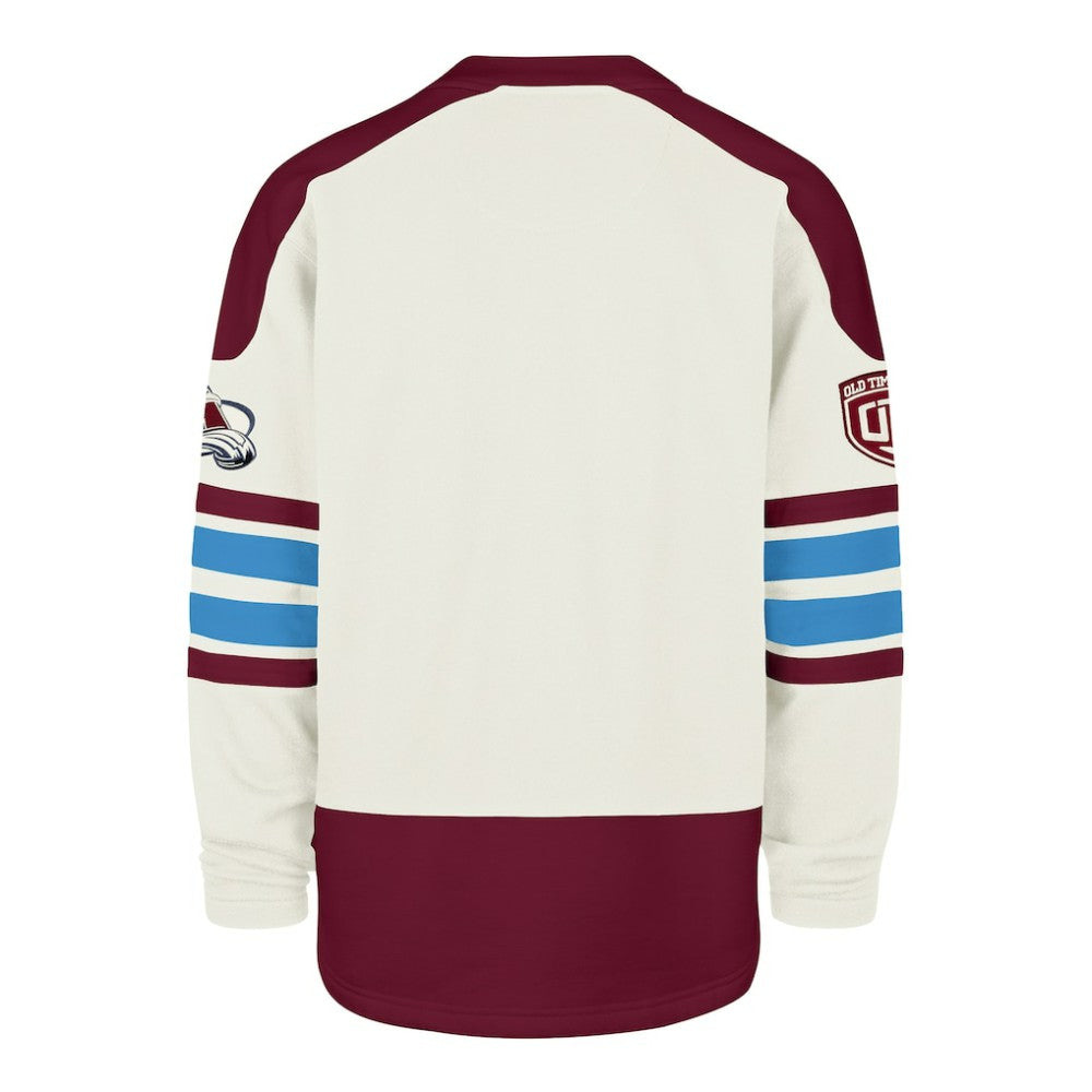 NHL Cream Colorado Avalanche '47 Pond Hockey Trio Eternal Lacer Sweatshirt