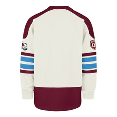NHL Cream Colorado Avalanche '47 Pond Hockey Trio Eternal Lacer Sweatshirt
