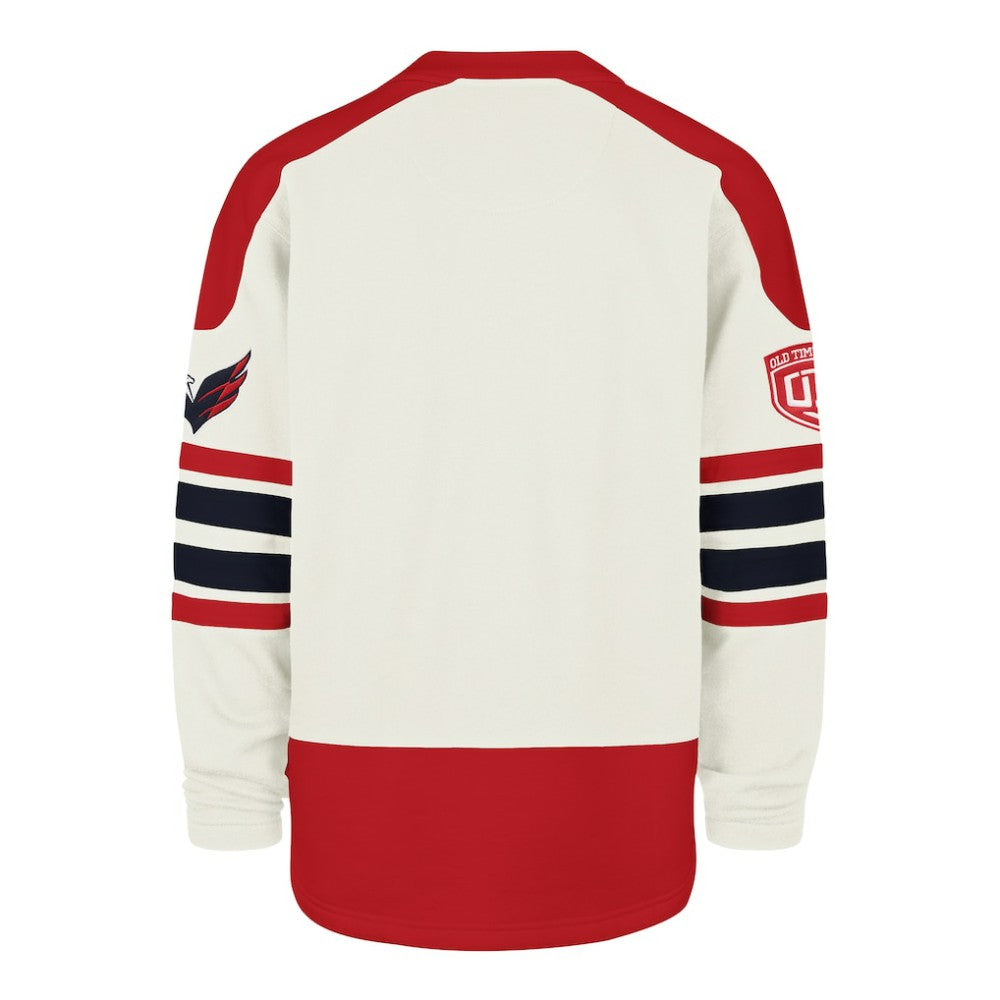 NHL Cream Washington Capitals '47 Pond Hockey Trio Eternal Lacer Sweatshirt