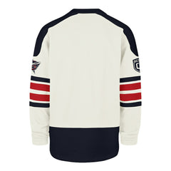 NHL Cream Columbus Blue Jackets '47 Pond Hockey Trio Eternal Lacer Sweatshirt