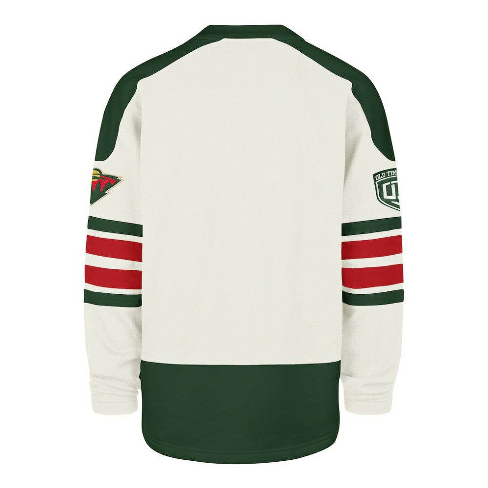 NHL Cream Minnesota Wild '47 Pond Hockey Trio Eternal Lacer Sweatshirt