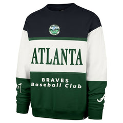 MLB Atlanta Braves '47 Tee Up Maximalist Fleece Sweatshirt